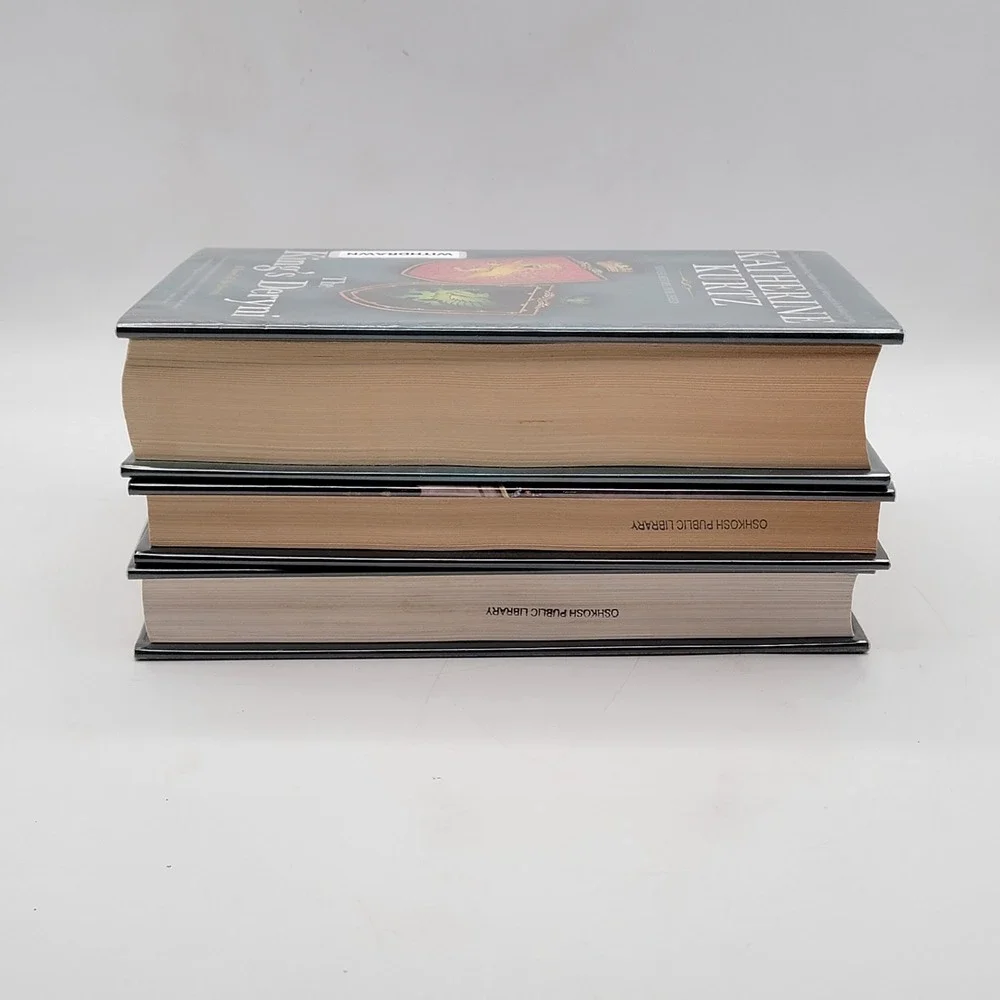 Katherine‎ Kurtz Childe Morgan Trilogy Hardcover Ex-Library Deryni Series Good